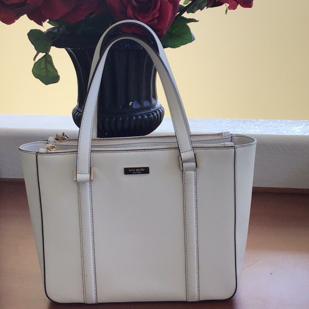Kate Spade white handbag